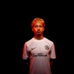 NXT footballer in white