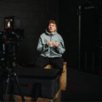 NXT football founder talking to camera